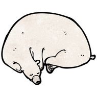 Cartoon Polar Bear N123