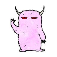 pink monster cartoon N2