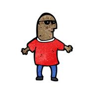 cartoon cool guy N16
