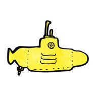 Cartoon yellow submarine N3