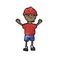 cartoon boy wearing hat N3