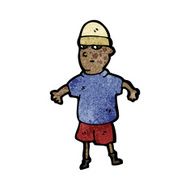 cartoon boy wearing hat N4