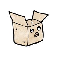 open box cartoon character N2