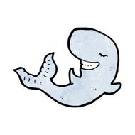 Cartoon Whale N96