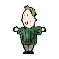 happy cartoon man N11