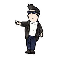 cartoon cool guy N17