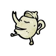 Cartoon Teapot N44