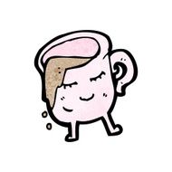 cartoon tea cup N36