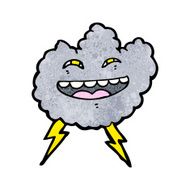 cartoon storm cloud N12