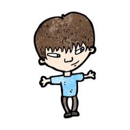cartoon clever boy N4