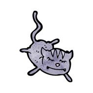 funny cartoon cat N197