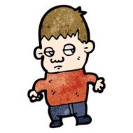 unhappy boy cartoon N3
