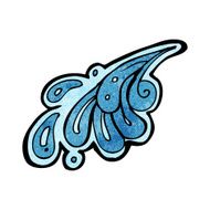 Cartoon Water Splash N18