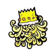 cartoon crown symbol N14
