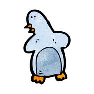 Cartoon penguin N79