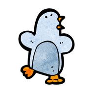 Cartoon penguin N80