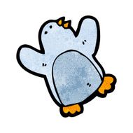 Cartoon penguin N81
