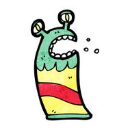 cartoon little alien N37