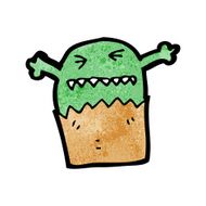 cartoon little alien N39