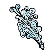 water splash cartoon element N2