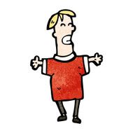 happy cartoon man N13
