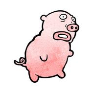 ugly pig cartoon N2