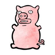 ugly pig cartoon N3
