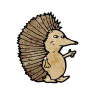 Cartoon Hedgehog N37
