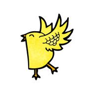 Cartoon Bird N438