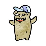 funny cartoon bear N67