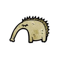 Cartoon Aardvark N6
