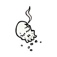 cartoon gun shot head N2