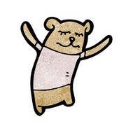 cartoon teddy bear N228