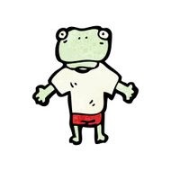 Cartoon Frog N77