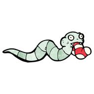 cartoon snake eating sock N3