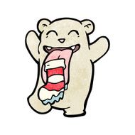cartoon teddy bear with sock N5