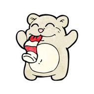 cartoon teddy bear with sock N6