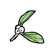 winter berries cartoon N4