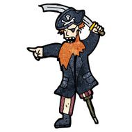 pirate captain cartoon N6