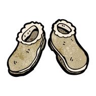 fur lined shoes cartoon N2