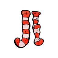 cartoon stripy socks N4