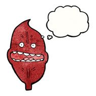 cartoon leaf with face N7