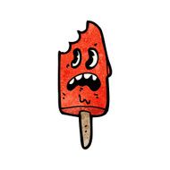 scared ice lolly cartoon N2