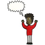 cartoon man surrendering N15
