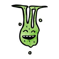 cartoon slime blob monster N9
