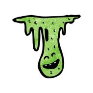 cartoon slime blob monster N10