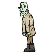 cartoon frankenstein&#039;s monster N2