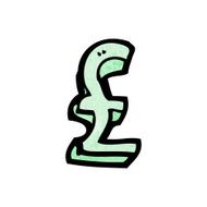 cartoon pound symbol N4