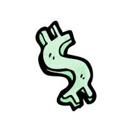 Cartoon Dollar Sign N12
