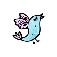 cartoon exotic bird N5